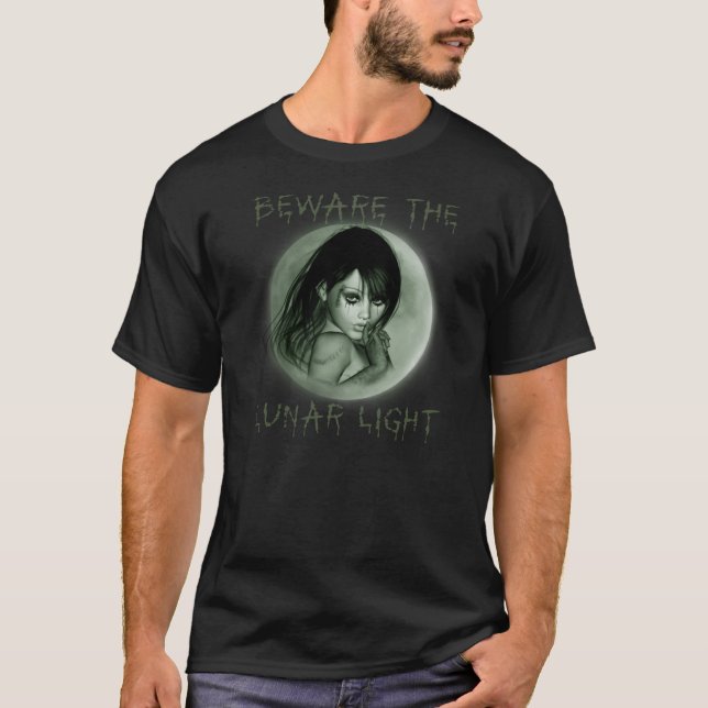 Akta sig det Lunar ljust Tee Shirt (Framsida)