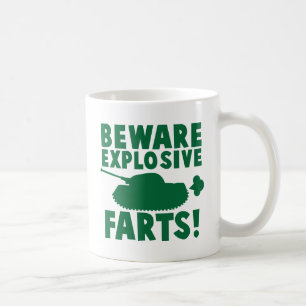 Akta sig EXPLOSIVA FISAR! Kaffemugg