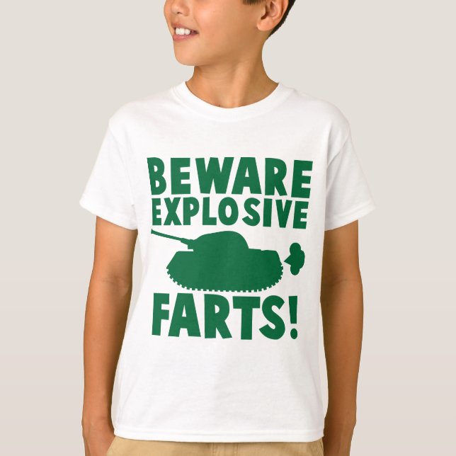 Akta sig EXPLOSIVA FISAR! Tee Shirt (Framsida)
