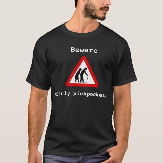 Akta sig - gammalare ficktjuvar tröja (Framsida)