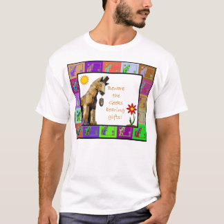 Akta sig geeksna uthärda gåvor t-shirt