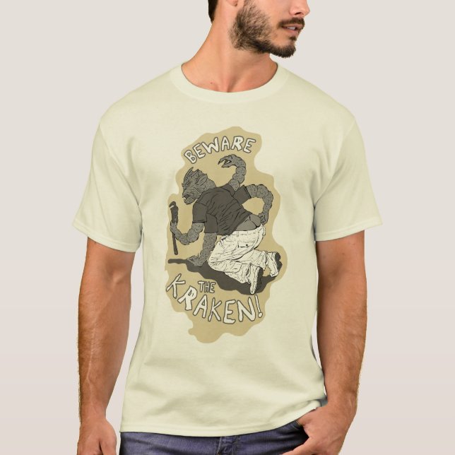 Akta sig Krakenen Tee Shirt (Framsida)