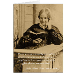Akta sig kvinnaförfattare! hälsningskort