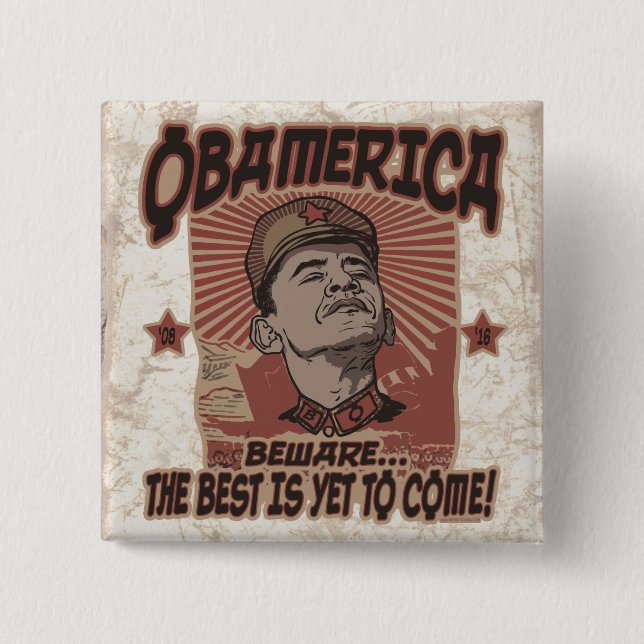 Akta sig Obamas Obamerica Knapp (Framsida)