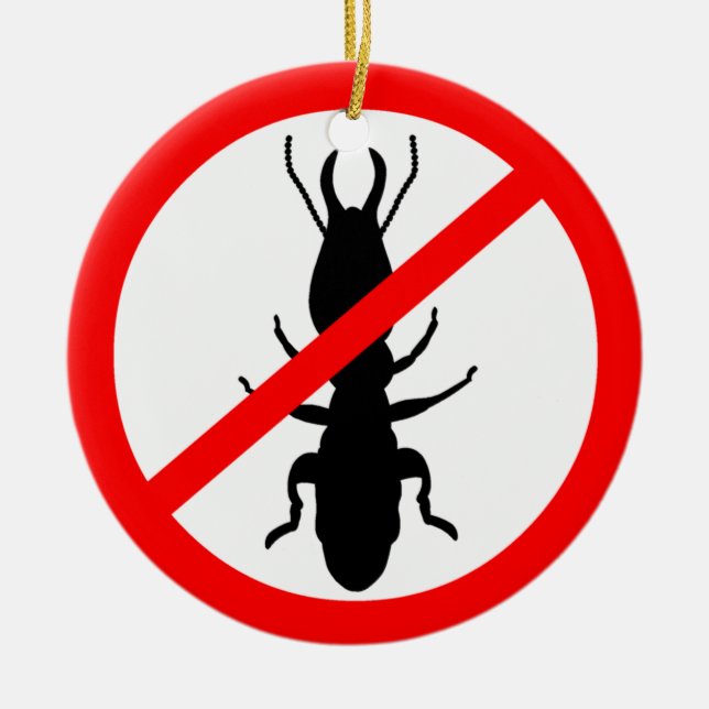 Akta sig Termites Julgransprydnad Keramik (Framsidan)