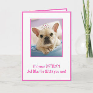 Akta som en drottning kort