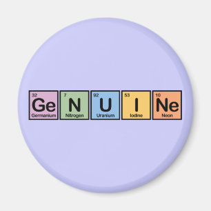 Äkta som göras av inslag magnet