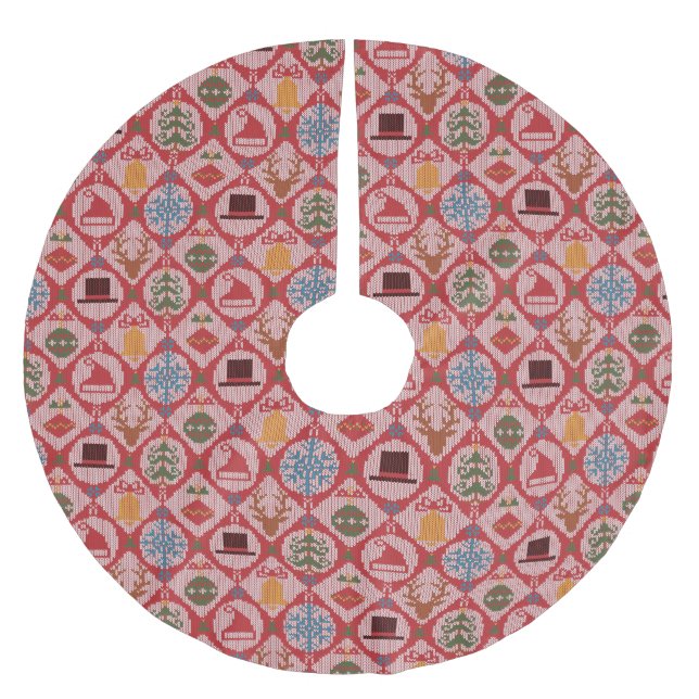 Äkta sötare jul julgransmatta borstad polyester (Framsidan)