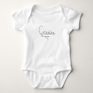 Äkta sött rolig handstil t shirt