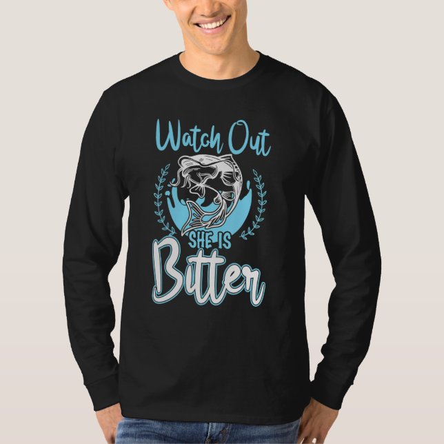Akta ut smör Noodle Noodle nodlödfiskare T Shirt (Framsida)