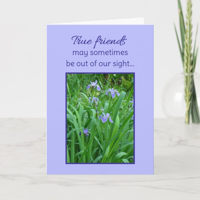 Äkta vänner... kort (Framsida)