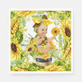 Äkta varor av Baby Solros Party Pappersservett