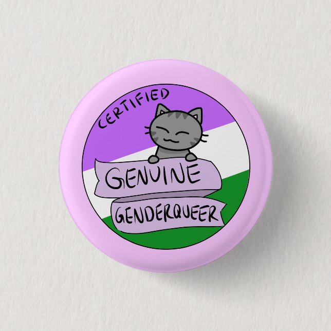 Äktaa Genderqueer Knapp (Framsida)