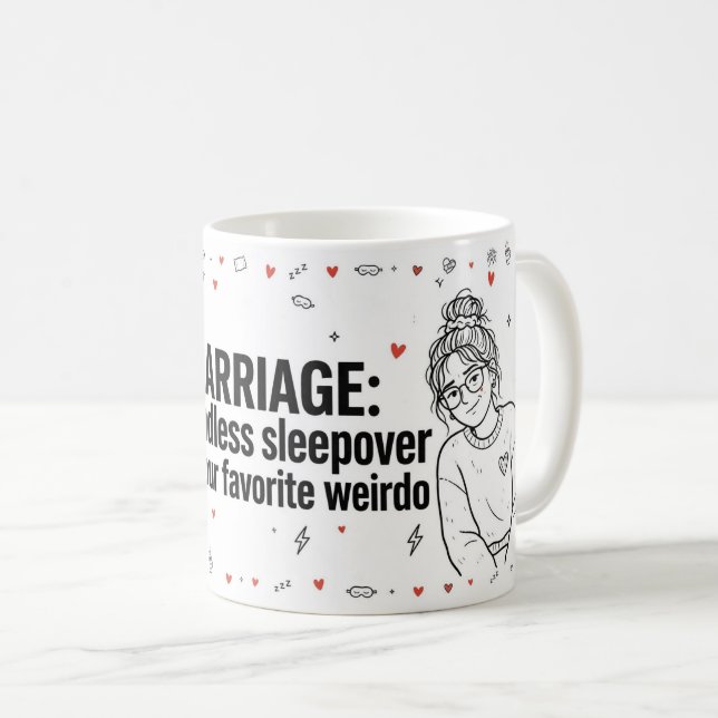 Äktenskap Oändlig Soverover Mugg (Framsida höger)