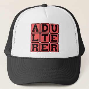 Äktenskapsbrytare, Scarlet Letter Truckerkeps