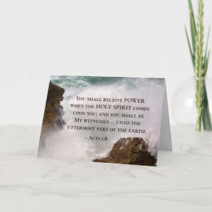 Akter 1:8 Du ska få ENERGY Bible Verse Kort
