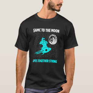Akter som är starka mot Måne T Shirt