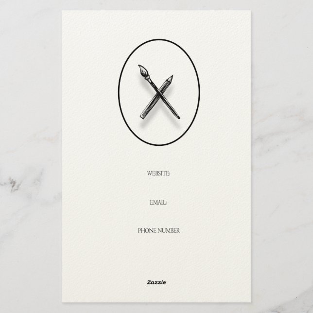 Äkthetsintyg Brevpapper (Baksida)