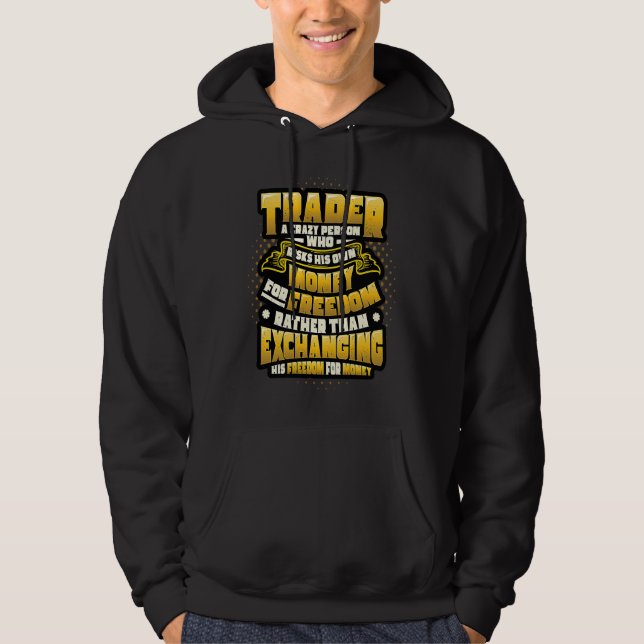 Aktiehandlare Definition Hoodie (Framsida)