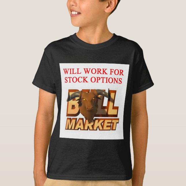 Aktiemarknadcramerskämt T-shirt (Framsida)