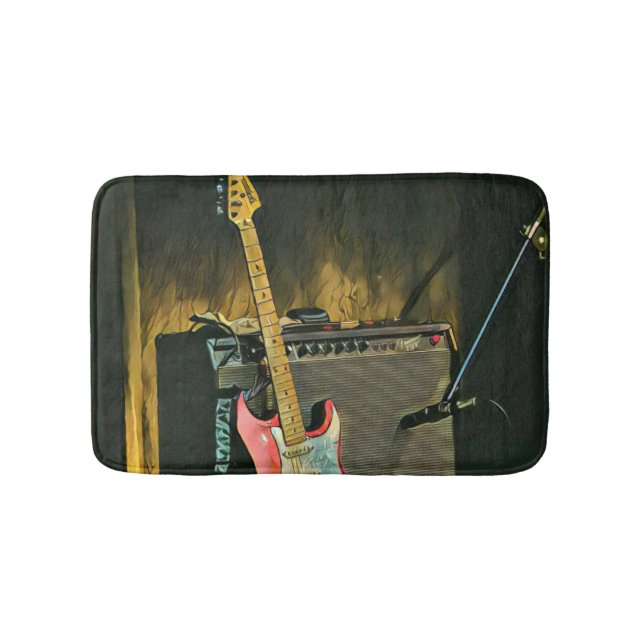 Aktiv gåva från gitarrer badrumsmatta (Framsidan)
