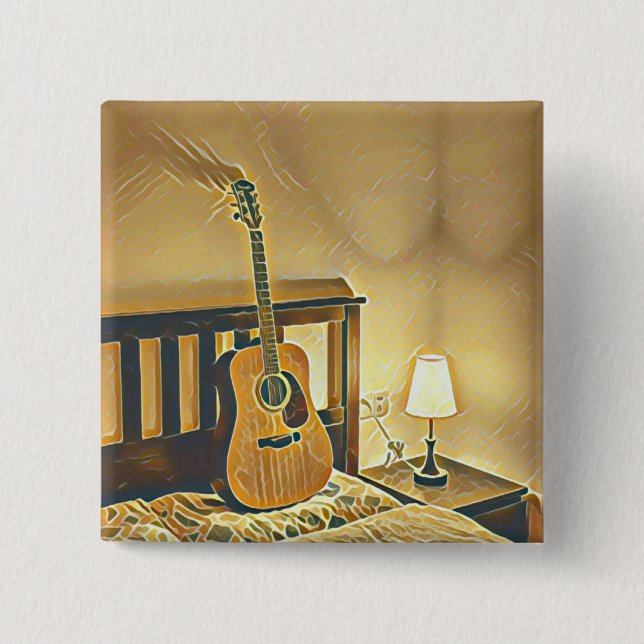 Aktiv gåva från gitarrer knapp (Framsida)