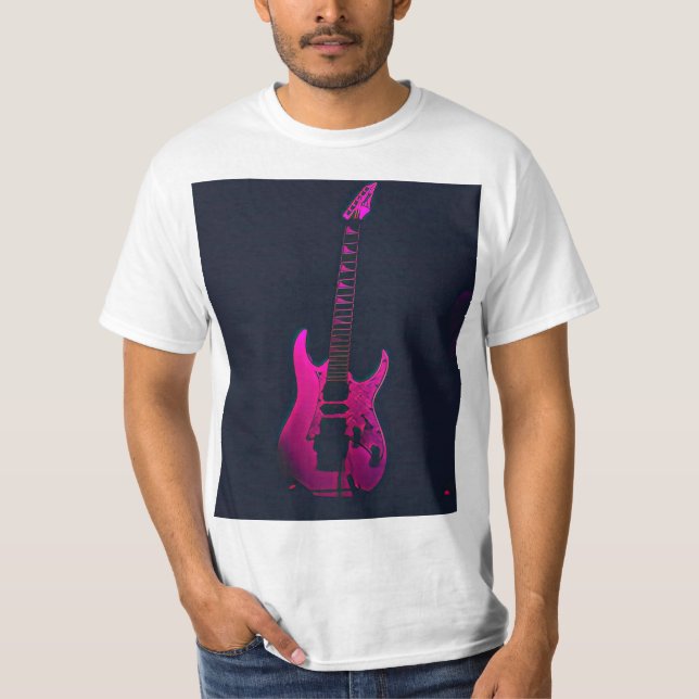 Aktiv gåva från gitarrer t shirt (Framsida)