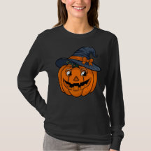 Aktiv Halloween Pumpkin Women's Fullt sleeve