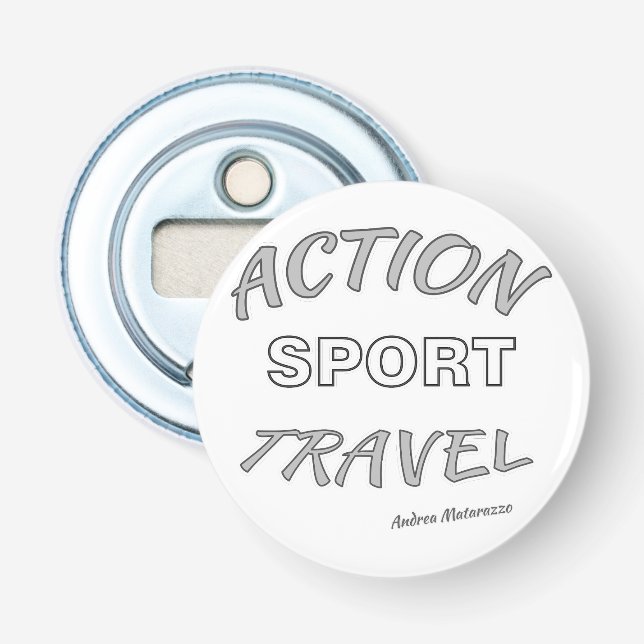 Aktiv idrottsresa flasköppnare (Framsidan)