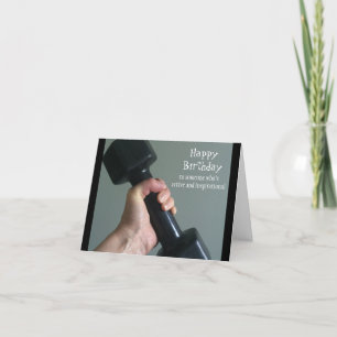 Aktiv och inspirerande födelsedag kort