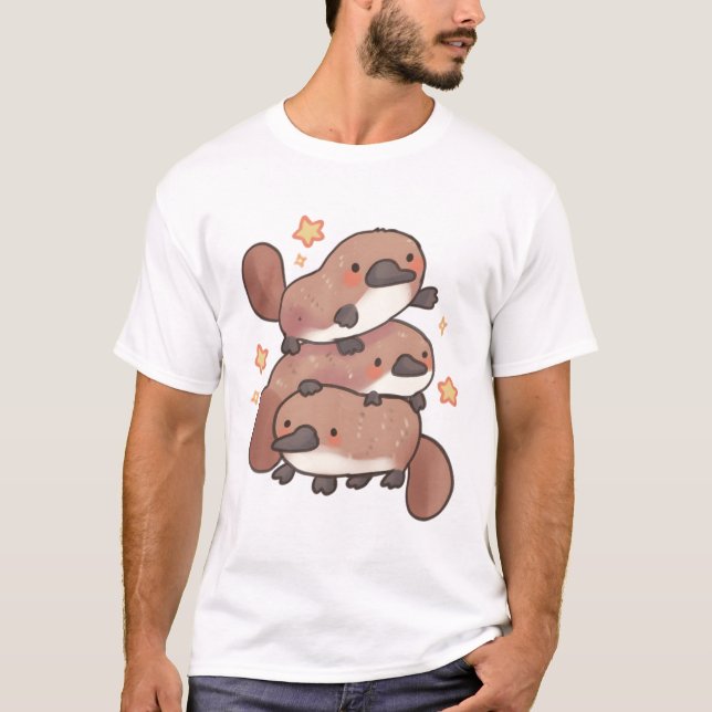 Aktiv platypusstack t shirt (Framsida)
