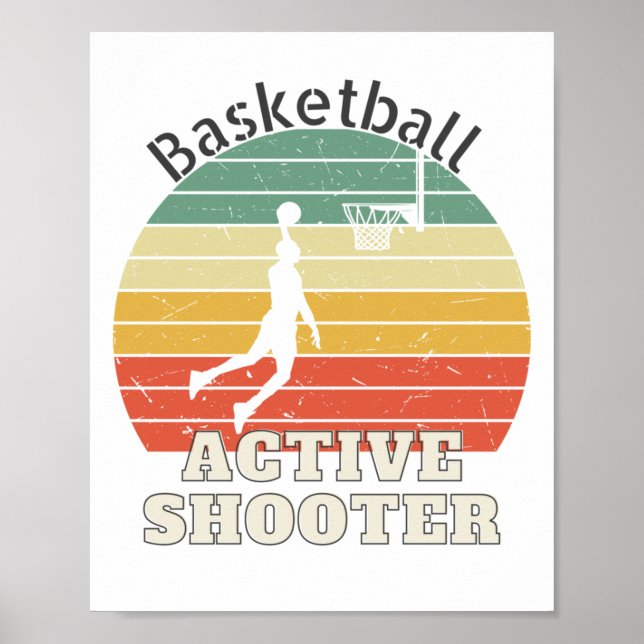 Aktiv Shooter-basket 1 Poster (Framsidan)