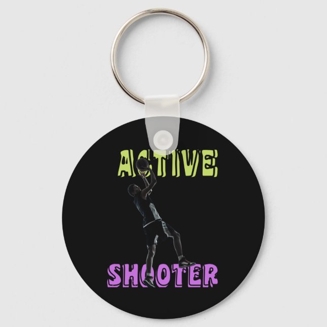 Aktiv Shooter-basket 3 Nyckelring (Framsida)