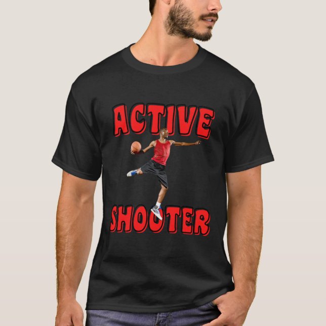 Aktiv Shooter-basket 4 T Shirt (Framsida)