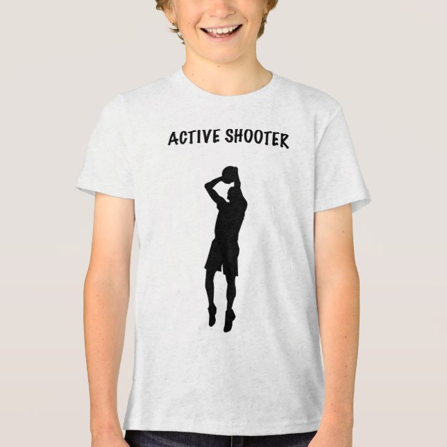 Aktiv Shooter-basket 6 T Shirt (Framsida)