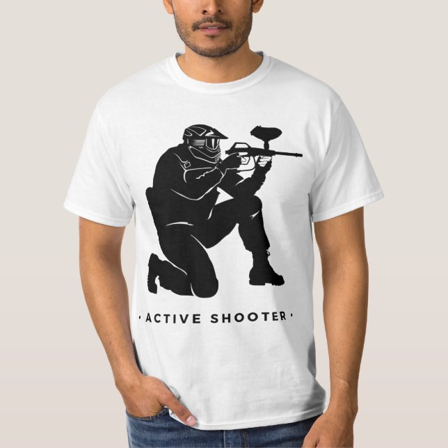 Aktiv Shooter T Shirt (Framsida)