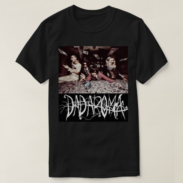 Aktiv skräckmakeup Stil Experience Dadaroma Pappa T Shirt (Design framsida)