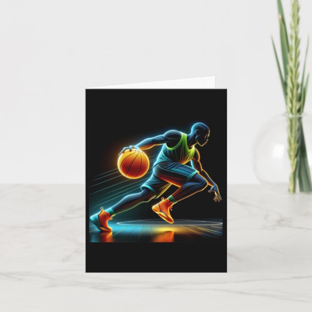 Aktiv skytt Basketboll Anpassningsbar design för  Kort (Framsida)