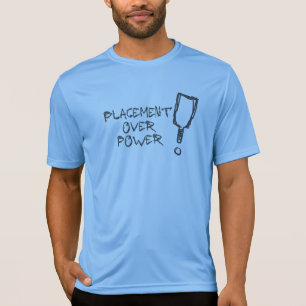 Aktiv T-shirt med pickleball - Placering över strö