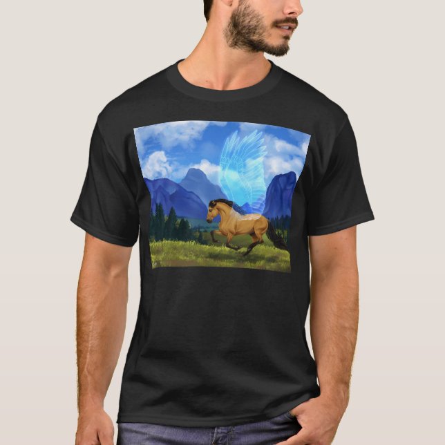 Aktiv under flygning t shirt (Framsida)