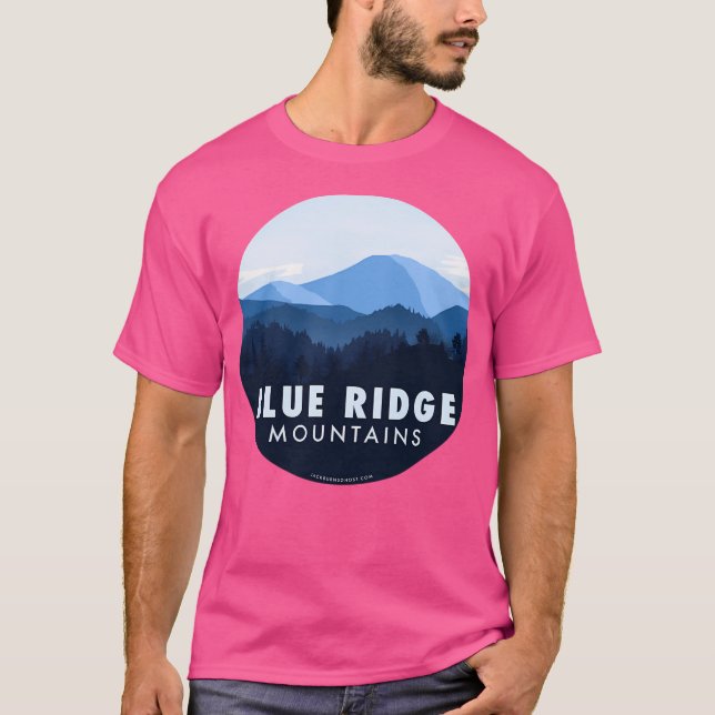 Aktiva Blue Ridge-berg T Shirt (Framsida)