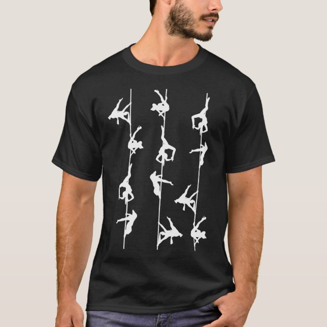 Aktiva dansare för Fitness Pole T Shirt (Framsida)