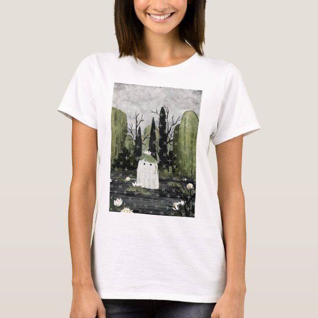 Aktiva T-Shirt med Näckrosor (Framsida)