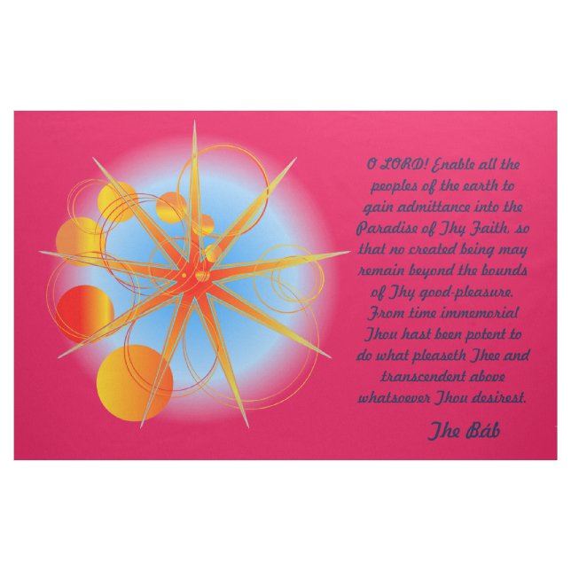 Aktivera alla jordens folk tyg (Fat Quarter)