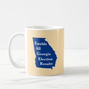 Aktivera alla valresultat i Georgia Kaffe kopp