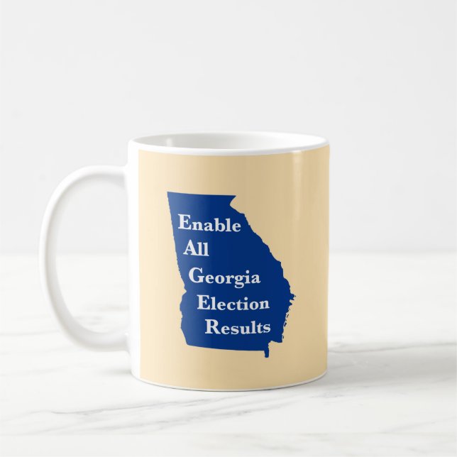 Aktivera alla valresultat i Georgia Kaffe kopp (Vänster)