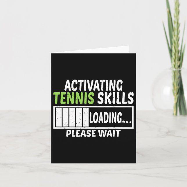 Aktivera Tennis Skills Loading Vänta Tenni Kort (Framsida)