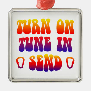 Aktivera Tune in Send Julgransprydnad Metall
