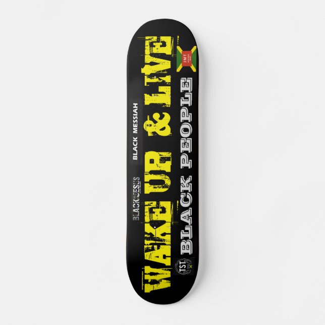 AKTIVERA UPP- OCH LIVE-Skateboard Mini Skateboard Bräda 18,5 Cm (Framsida)