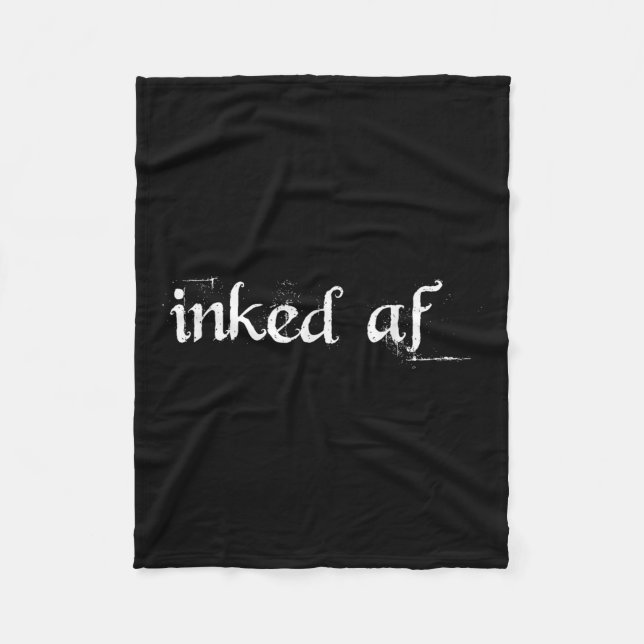 Aktiverad AF efter Tattoo Shirt Blast Fleecefilt (Framsidan)